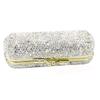 Bestbling Bling Rhinestone Crystal Lipstick Case Holder Organizer bag Cosmetic Storage for Women's Lipstick Jewelry Kit (Silver) view 1