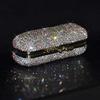 Bestbling Bling Rhinestone Crystal Lipstick Case Holder Organizer bag Cosmetic Storage for Women's Lipstick Jewelry Kit (Silver) view 3