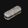 Bestbling Bling Rhinestone Crystal Lipstick Case Holder Organizer bag Cosmetic Storage for Women's Lipstick Jewelry Kit (Silver) view 4