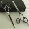 5.5" Professional Barber Razor Edge Titanium Coated Hair Cutting and Texturizing Shears Scissors Set+case view 3