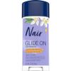 Nair Glide On Hair Removal Cream, Arm, Leg, and Bikini Hair Remover, Depilatory Cream, 3.3 Oz Stick view 1