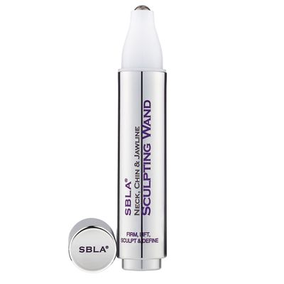 SBLA Beauty - Neck, Chin & Jawline Sculpting Wand 0.7 Fl Oz / 20mL - Lifts & Firms the Neck, Chin, Jawline & Decollete - Reduces Lines & Wrinkles - Smooths, Tightens Sagging Skin - Evens Out Skin Tone