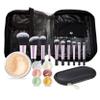 19 pc STARTER KIT w/BRUSHES & CASE (FAIR 1) Mineral Makeup Foundation Blush Bronzer Illuminating Veil Set Bare Skin Matte Powder view 1