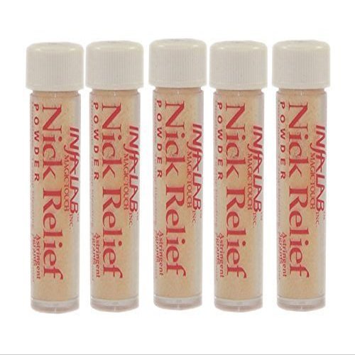 Infalab Nick Relief Styptic Powder, 5 Count