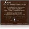 Sorme' Treatment Cosmetics Blotting Paper, Tea Tea, 0.5 oz. view 1