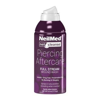 NeilMed Piercing Aftercare, Medium Full Stream 6.3 Ounce (Pack of 1)