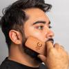 ZEUS Palm Beard Brush for Men, Soft 100% Boar Bristles, Gently Detangles, Smooths & Conditions Facial Hair, German-Made Pear Wood Handle (G92) view 3
