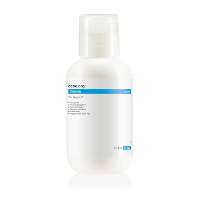 Acne.org Cleanser 3.4 oz. - Gentle Face Wash for Acne-Prone Skin, Now with Increased Foaming and always pH-Balanced