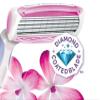 Schick Quattro for Women Disposable Sensitive Skin, 3 Count (Pack of 1) view 3