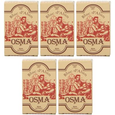 Osma Laboratories Alum Block - 2.65 (75Gr) Ounce Skin soothing Alum Block, Block Osma, Shaving Accessory by Osma (5)