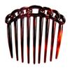 Caravan 9 Teeth Chain Like Design Tortoise Shell French Twist Comb, 1 Count view 1