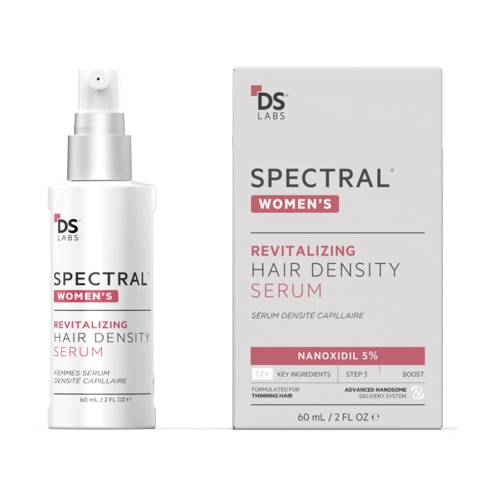 DS Labs Spectral Womens Hair Density Serum (formerly Spectral.CSF), 60mL - Lightweight Leave-In for Fuller, Thicker Looking Hair, Fast Absorbing, Non-Greasy, For All Hair Types