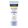 Neutrogena Ultra Sheer Dry-Touch Sunscreen Lotion, Broad Spectrum SPF 45 UVA/UVB Protection, Light, Water Resistant, Non-Comedogenic; Non-Greasy, Travel Size, 3 fl. oz view 1