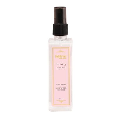 BodyHerbals Ancient Ayurveda Calming, Rose Water Facial Mist, 3.4 fl oz 100% Natural