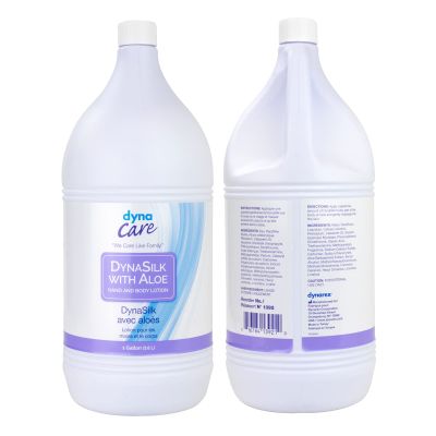 Dynarex Dynasilk Hand and Body Lotion with Aloe, 128 Ounce