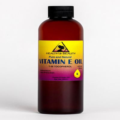 Tocopherol T-50 Vitamin E Oil Anti Aging Natural Premium Pure 4 oz