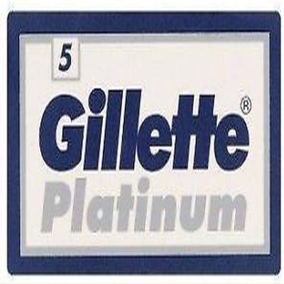 25 GILLETTE Platinum Double Edge Razor Blades Made in Russia