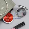 12 PCS Quinceanera Red Compact Round Hand Mirror Sweet 15 Princess Design with Organza Gift Bag Girl view 3
