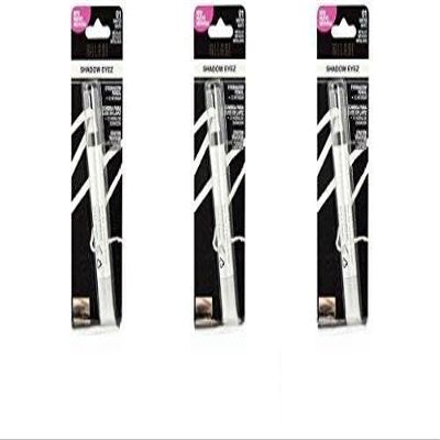 Milani Shadow Eyez Eyeshadow Pencil, 01 Winter White - (Pack of 3)