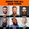 TAME The Wild Beard Brush and Beard Straightener for Men - Ionic Heated Comb with 3 Adjustable Temps - Wooden Beard Comb for Grooming - Anti-Scald Safety - for All Hair Types view 4