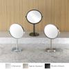 Gatco 1386MX Latitude II Makeup Mirror, Matte Black | Counter Top Makeup Mirror, 3X Magnification, Rotates 360 Degrees view 3