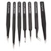 7pcs BGA Precision Tweezer Set Antistatic Tweezers Stainless Tweezers view 1