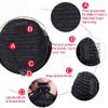 Annora Drawstring Ponytail Brazilian Virgin Human Hair Extension Straight Human Hair Natural Black Color Afro Hair for Black Women Ponytail (14 Inches, 105g) view 3