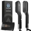 Arkam Beard Straightener for Men - Original Heated Beard Brush Kit w/Anti-Scald Feature, Dual Action Hair Comb and Travel Bag for Short to Medium Beards -Costume Accessories and Grooming Gifts for Men view 1