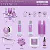 Bath Sets for Women Gift, Bath and Body Gifts Set, Lavender Spa Gift for Self Care Includes Body Lotion, Shower Gel, Bath Salts, Relaxing Bath Sets for Mom, Grandma, Girlfriend, Sister, Friends view 2