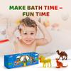 3 Handmade Bath Bombs for Kids with Wild Animals Toys Inside for Boys and Girls  Big Size Toys Natural and Safe Bath Fizzies - Great Gift Set for Boys and Girls view 3