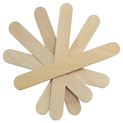 Cotton Orchid Large Wide Wood Wax Spatula Applicator 6" x 3/4" 1,000 Pieces