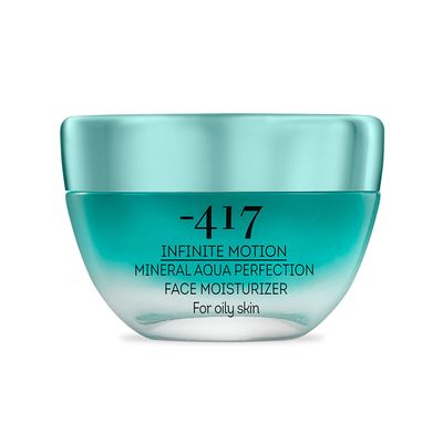 -417 Dead Sea Cosmetics Mineral Aqua Face Moisturizer for Oily Skin - Powerful Hydration Moisturizer Nourishing Cream - with Jojoba Seed Oil, Shea Butter -1.7 oz