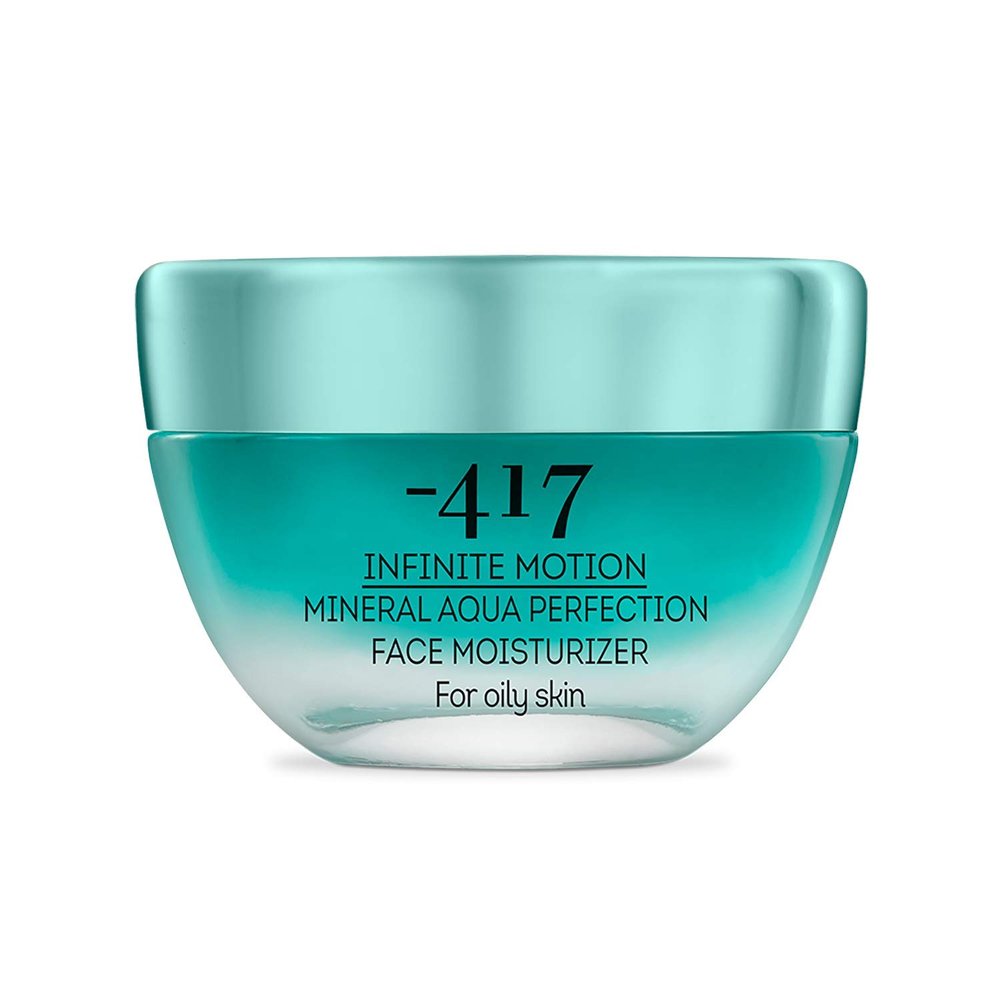 -417 Dead Sea Cosmetics Mineral Aqua Face Moisturizer for Oily Skin - Powerful Hydration Moisturizer Nourishing Cream - with Jojoba Seed Oil, Shea Butter -1.7 oz