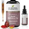 Au Natural Organics Barbary Fig Seed Oil 100% Pure Organic Prickly Pear Oil Cold Pressed Extra Virgin Moisturizer for Face Skin Hair Hydrating Anti-Aging Lightweight Glass Bottle with Dropper 1 oz view 1