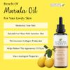 Au Natural Organics Marula Oil for Face - Cold Pressed Marula Oil for Face, Hair and Skin | Natural Moisturizer and Anti-Aging Treatment | Hair Repair Solution | Organic | 1.7 oz | 50 ml view 2
