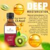 Au Natural Organics Kiwi Seed Oil for Face, Skin, Hair, Scalp, Lip & Nails Care | Cold Pressed Skin Moisturizer Oil, Reduce Wrinkles, Large Pores, Acne, Dark Spots & Other Skin Blemishes 3.4 oz view 4