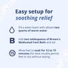 Brown's Original Medicated Foot Bath Soothing Relief for Corns, Calluses, Bunions & Odor  Exfoliating Foot Soak for Dry, Soft Feet (8oz) view 4