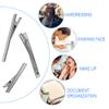 100 Pcs Alligator Hair Clips, 3 Inch and 1.6 Inch Silver Hair Clips Metal Hairdressing Salon Hair Grip Flat Top with Teeth, DIY Accessories Hairpins for Girls Women Hairdresser, 2 Sizes view 4