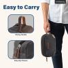 emissary Toiletry Bag for Men, Canvas Travel Toiletry Bag Men's Dopp Kit, Water-resistant Bathroom Bag Mens Shaving Kit, Travel Kit Small Bags, Shaving Bag, Toiletry Bags view 3