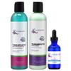 Kaleidoscope Therapeutic Shampoo 8oz, Conditioner 8oz and Miracle Drop 2oz Bundle view 1