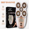 Meeteasy Electric Leg Shaver for Women - Rechargeable Painless Lady Razor for Leg Face Lips Body Underarms Armpit - Female Cordless Bikini Trimmer view 4