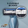 BIC Flex 3 Sensitive Disposable Razors for Men, Great Razors For a Smooth and Comfortable Shave, Shaving Razors With 3 Blades, 3 Count view 3