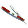 CUT THROAT PERU FLAG STRAIGHT SHAVING RAZOR RASOIR + 100 BLADES Professional Classic Straight Edge Barber Razor view 2