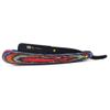 Barber Hair Shaving Razor Multi Color Wooden Handle Straight Edge Folding Knife Men Cut Throat Shaver Blades view 2
