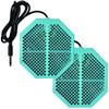 Cell Spa 2 Pack CS-900 Twice Powerful 6.5" x 5.5" Ion Detox Foot Bath Arrays Flat Dual Coil Stainless Steel Aqua Ionic Cleanse Array Compatible With Most 1/4" Plug Type Detox Machines view 1