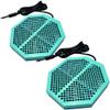 Cell Spa 2 Pack CS-900 Twice Powerful 6.5" x 5.5" Ion Detox Foot Bath Arrays Flat Dual Coil Stainless Steel Aqua Ionic Cleanse Array Compatible With Most 1/4" Plug Type Detox Machines view 2