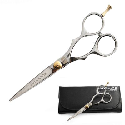 Beard Trimming Scissors, Mustache Scissors, For all Hair Type - 5.5" (14cm) + Presentation Case and Tip Protector
