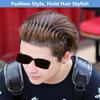 bodbop Metal Hair Band for Men Headband Women Bands Unisex Black Wavy Spring Outdoor Sports Headbands Men's Hoop Clips Accessories Simple Elastic Non Slip Head Headwear view 3