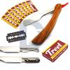 Best Barber Straight Razor Wood Handle Slider Men Shaving Kit Cut Throat Shaver With FREE Blades view 1