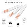 20 Pcs Rose Gold Lash Shampoo Brush Cosmetic Brushes Peel Off Blackhead Brush Remover Tool Nose Cleaning Washing Brush Lash Cleanser Brushes by Lskeenon view 2